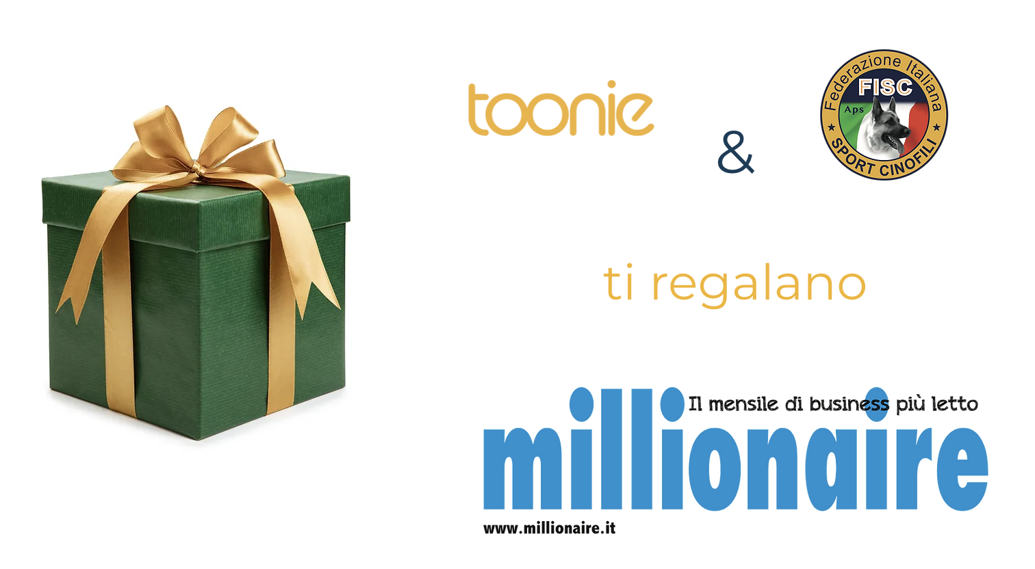 Toonie e FISC ti regalano Millionaire